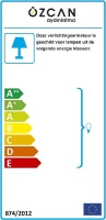 Homemania Lampada A Parete Fusta Rovere, Bianco W22xD8xH10 cm(m-6)