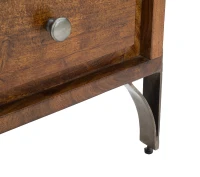 Como' Mustang Cm 88X45X75 (Legno Di Acacia Nilotica)(m-7)