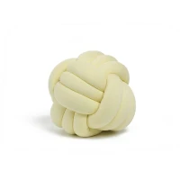 Homemania Cuscino Decorativo Knot in Cotone Giallo W30xD30xH35 cm(m-1)
