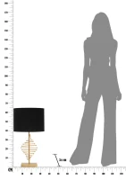 Lampada Da Tavolo Glam Sticky Cm Ø 34X65(m-10)