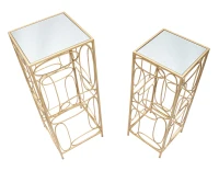 Porta Telefono Bubbles Coppia Cm 35X35X90-30X30X80(m-5)