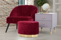 Specchio Da Tavolo Glam Cm 25X17.5X27(m-9)