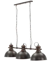 Lampadario 3 Luci Industry Cm 120X30X30 (Catena  85Cm)(m-3)