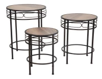 Tavolinetti Essential Tris Cm Ø 46X58-40X50-34X44  (m-5)