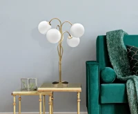 Lampada Da Tavolo Glamy 4 Light Cm Ø 53X74(m-2)