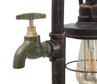 Lampada Da Tavolo Manhattan/Cage Cm 27X27X56(m-8)