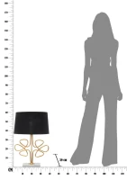 Lampada Da Tavolo Glam Roudy Cm Ø 39X65(m-10)