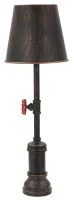 Lampada Da Tavola Manhattan Simple Cm Ø 21X64(m-3)