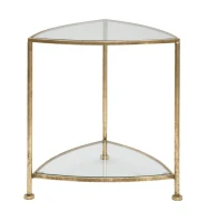 Tavolino 2 Ripiani Triangle Cm 45X45X50(m-2)