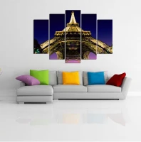 Homemania Quadro Da Parete 5 Pannelli Canvas Art Multicolore W100xD2xH62 cm(m-1)
