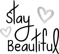 Homemania Sticker Frasi Vinile Argento, Nero W57xD0,1xH53 cm(m-1)