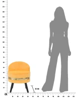 Sedia Mini Paris Arancione Ø Cm 45X62(m-10)