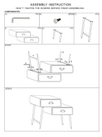 Mobiletto 2 Cassetti Iron School Cm 63X29.5X52.5(m-11)