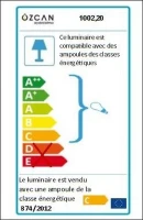 Homemania Lampada A Sospensione Orlando Nero W30xD30xH120 cm(m-3)