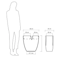 Farmet New Bilobo 50 Cm Viola 50x25x50(m-2)