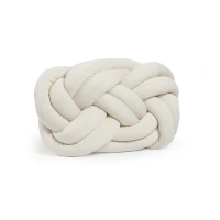 Homemania Cuscino Decorativo Cloud Knot in Cotone Beige W40xD5xH32 cm(m-1)