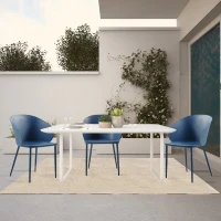 Homemania Set di 2 Sedie Dalis Blu Scuro(m-5)