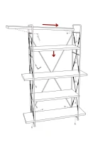 Libreria Raw Cm 119.5X41X185.5(m-7)