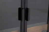 Mobile Iron School Porta Bottiglie Cm 81X42X162,5(m-7)