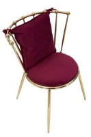 Sedia Glam Backy Cm  57X59X79(Seat Height Cm 49 )(m-6)