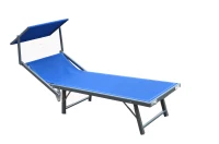 Lettino Mare Ibiza In Textilene 580 Gr/M² - Colore Blu(m-1)