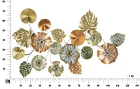 Pannello In Ferro Leaf  Cm 117X7X74(m-3)