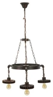 Lampadario Ingranaggio 3 Luci Cm Ø 54X104(m-1)