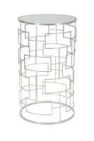 Tavolino Porta Telefono Ice Cm Ø 40X70 (m-1)