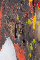 Dipinto Su Tela Guitars Arty Cm 120X3.5X90(m-6)