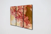 Homemania Quadro Da Parete 3 Pannelli Ortensia Canvas Art W69xD2xH50 cm(m-2)