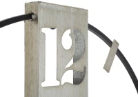 Orologio Da Muro Silvery Cm 61X4,5X63(m-7)