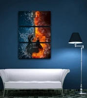 Homemania Quadro Da Parete 3 Pannelli W69xD2xH50 cm Multicolore(m-1)