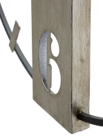 Orologio Da Muro Silvery Cm 61X4,5X63(m-3)