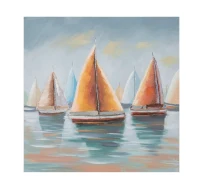 Dipinto Su Tela Sidney -B- Cm 80X4X80(m-1)