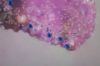 Stampa Su Tela Con Applicazioni Medusa -A- Cm 80X3.8X120(m-3)