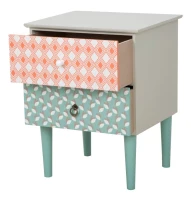 Comodino Auntdeco Cm 43.5X38X55.5(m-6)