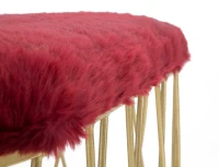 Panca Amelie Bordeaux Cm 91.5X40.5X46(m-8)