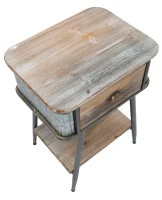 Comodino Bronxs Cm 47,5X36,5X63,5(m-5)