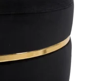 Sgabello Paris Nero Cm Ø 35X40.5(m-5)