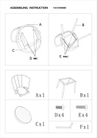 Poltrona Iron Line Cm 52X58X75(m-14)