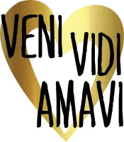 Homemania Sticker Frasi W51xD0,1xH58 cm Oro, Nero(m-1)