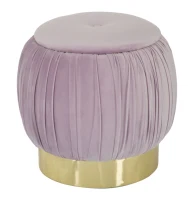 Puff Contenitore Paris Rosa Cm Ø 41X41(m-1)