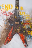 Dipinto Su Tela Guitars Arty Cm 120X3.5X90(m-2)