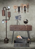 Porta Bottiglie Da Muro Glass Cm 71X12.5X41.5(m-10)