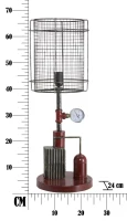 Lampada Da Tavolo Engine Ø Cm 24X67(m-8)