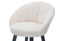 Sgabello Bar Prague Crema Cm 55X56X104(m-9)