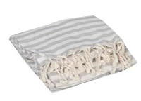 Homemania Telo Fouta Akasya Fibra di bamboo Grigio (Piedino: Laccato Naturale) 90x190cm(m-1)