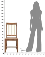 Sedia Elegant Sheesham Cm 45X50X100 Set 2 Pz(m-11)