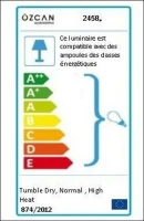 Homemania Lampada A Parete Kamelya Cilindro Cromo W10xD15xH22 cm(m-5)