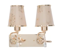 Lampada Da Muro Glam Ring Doppia Cm 32X18X27(m-2)